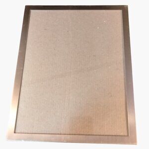 Silver Metal Picture Frame 8x10 Inch Easel Back Wall Mount